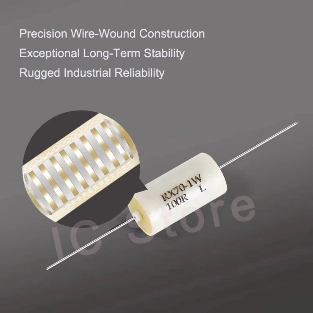 1PCS RX70 High Precision Low Temp Drift Instrument Calibration Standard Resistor 0.01% 0.25W 0.5W 1W 2W 3W 50 100 150 200 1M Ohm