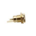2Pcs Gold-plated 20A DC099 5.5 mm x 2.1mm DC Power Jack Socket 5.5*2.1 Female Panel Mount Connector 5.5*2.5mm Metal DC-099
