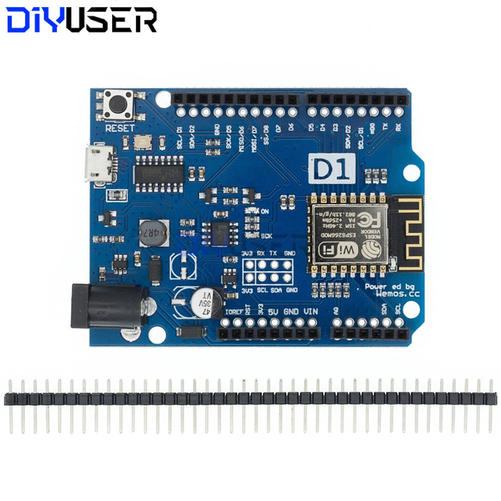 ESP8266 Development Board WeMos D1 R2 NodeMCU Lua WiFi IoT Module for Smart Home CH340G
