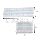 MB-102 Breadboard 400 830 Points Solderless PCB Bread Board Jumper Wire Cable Prototype Board DIY for Arduino Kit