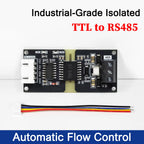 DC 3-5.5V Industrial-Grade Isolated TTL to RS485 Converter Module Automatic Data Flow Control for RS485 to TTL Signal Conversion