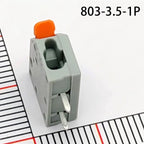 50Pcs/100PCS PCB terminal block DA803 2601 1.5 mm² spacing 3.5 mm pitch gray 2601-1102 3 4 5 6