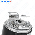ABILKEEN HES-2M Incremental Rotary Encoder 100~2500PPR Available 38MM Magnetoelectric Rotary Encoder 8MM Semi-Hollow Shaft