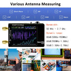 New NanoVNA Plus Vector Network Analyzer 50kHz-2.7GHz Portable Handheld VNA with Touch Screen Antenna Analyzer  S Parameters
