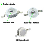 5-10pcs 1W 3W High Power LED IR 730nm 760nm 810nm 850nm 880nm 940nm 980nm 1050nm Diode Light Lamp for Night Vision CCTV Camera
