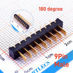 20Pcs Blade Male Battery Connector 2.5 MM Pitch 2 3 4 5 6 7 8 9 10 11 Position Right Angle Through Holes Straight PCB Header