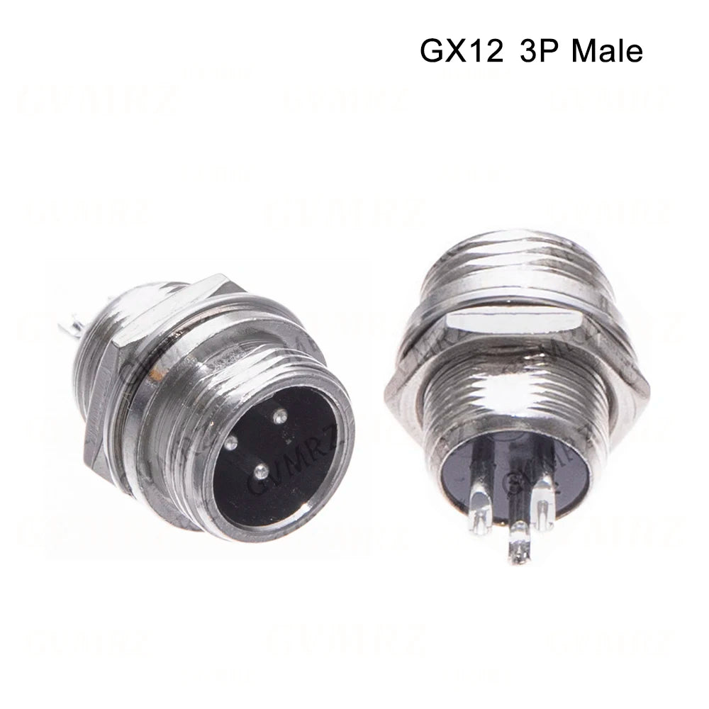 GX12 2 3 4 5 6 Pin Docking Aviation Plug Socket Waterproof Circular Connector