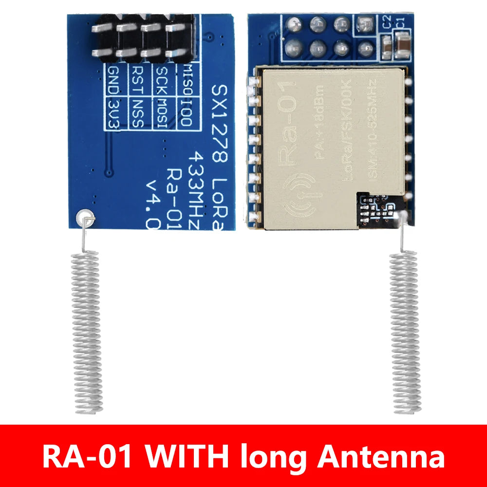 LoRa SX1278 RA-01 RA-02 Spread Spectrum Wireless Module 433MHz Wireless S erial Port SPI Interface with Antenna for arduino