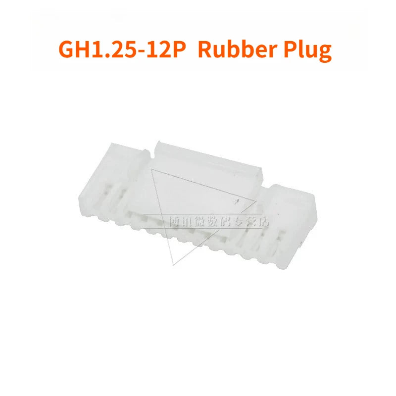 100PCS   GH1.25 Locking Connector with Buckle  2 3 4 5 6 8p Horizontal/vertical Mounting  Rubber Shell  Terminal