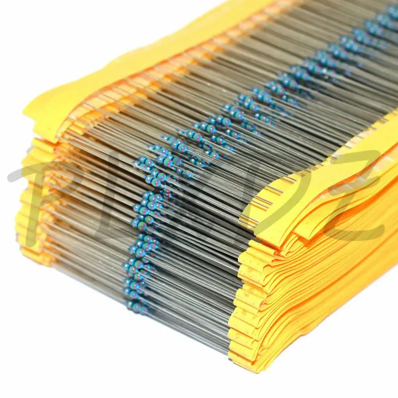 100pcs 1/8W  1R - 4.7M 1% Metal Film Resistor 0.125W 1 2.2 10 47 100 120 150 220 270 330 470 1K 2.2K 4.7K 10K 100K 470K 1M ohm