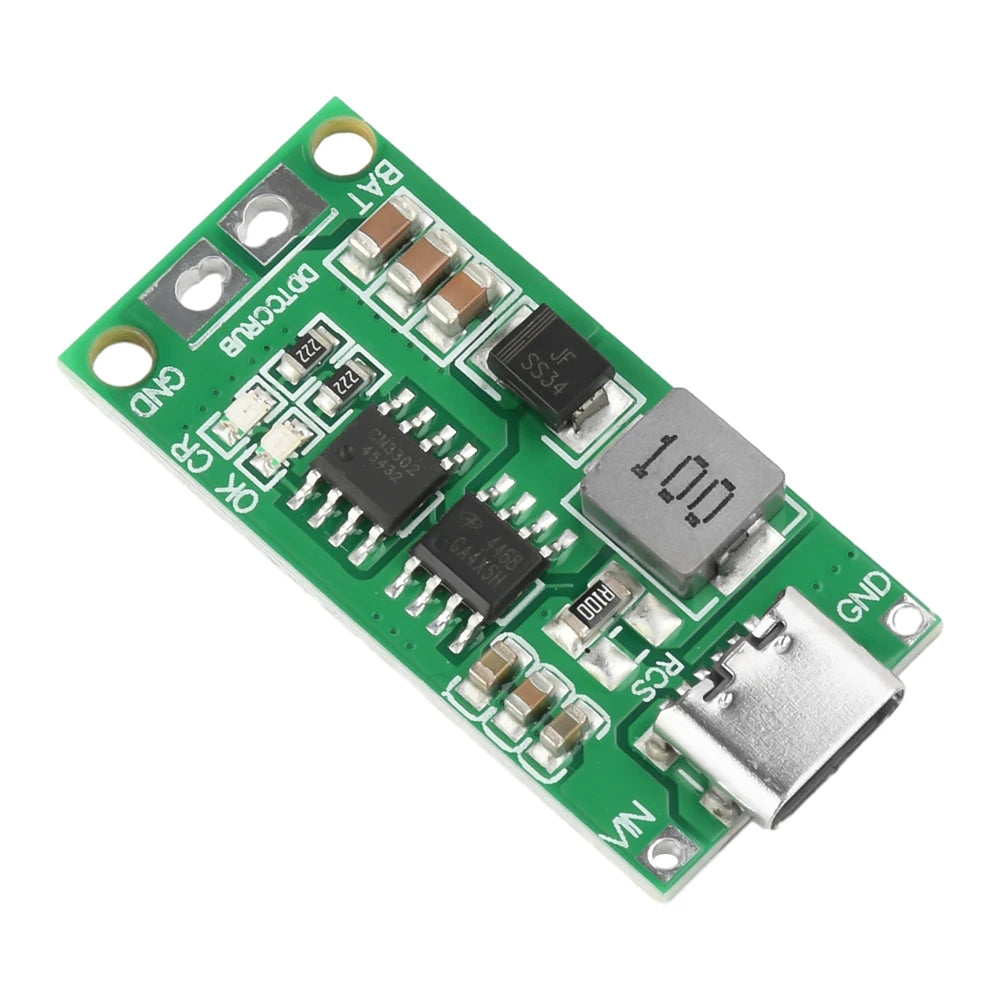 Type-C BMS 2S 3S 4S 1A 2A 4A 18650 Lithium Battery Charger Board Step-up Boost Module Li-Po Polymer Li-Ion Charger 8.4V 12.6V