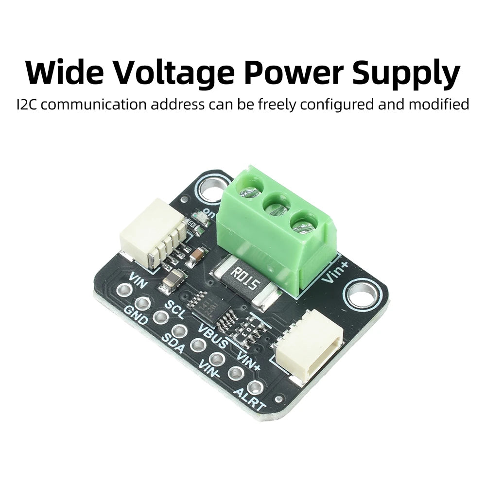 INA228 INA238 INA237 Current Power Monitor Module STEMMA QT Qwiic I2C 85V 20A ADC Energy Accumulation for BMS Solar PV IoT