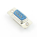 10pcs D-SUB 9 Pin Male Female Standard Solder Type 9P Connector DIP Mount Serial Port Adapter 2 Rows DB9