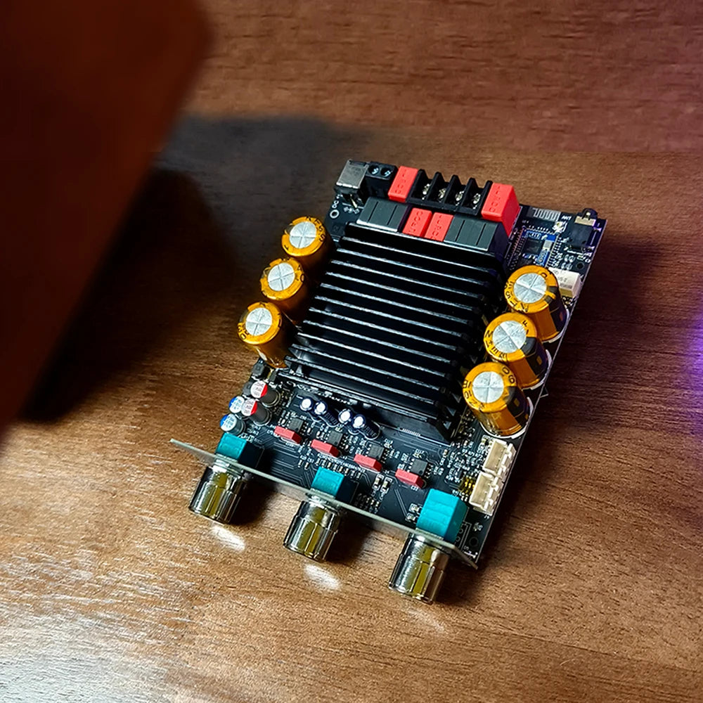 DC 18-50V 3002T PRO Bluetooth Amplifier Board Qualcomm QCC3034 2.0 Channel APTX Lossless 300W+300W TPA3255