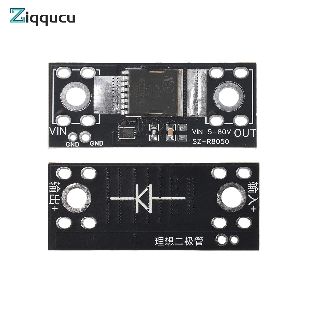 80V 50A High Current Ideal Diode Module for Solar Charging Circuit Reverse Current Protection
