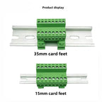 2EDG-UKR-5.08mm Rail Mounted Plug-in Terminal Block Connector 2EDG 5.08mm 2P 3P 4P5P-24Pin Screw Free Guide Rail Docking KD Plug
