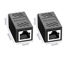 1/5/PCS RJ451000Mbs Coupler Ethernet Cable Coupler LAN Connector Cat7 Cat6 Cat5e Ethernet Cable Extender Adapter Female to Femal