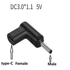 USB C Female PD to 5V/9V/12V Power Male Plug 55x21 4.8x1.7mm Connector Type C To DC Jack Plug Charging Adapter For Router Tablet