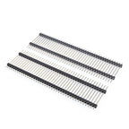 5pcs 2.54mm PCB Board Spacer 1X40P L11.4/15-21/23/25/30/35/40/50mm Straight Single Row Double Insulat Gold Connector Male Header