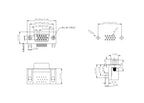 5/10PCS DR15 Female PCB Mount D-Sub 15 Pin VGA Type 8.89 PCB Connector 3 Rows 90-Degree Bent Needle DB15