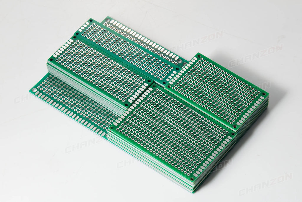 34 Pcs Double Sided PCB Board Tinned ( 2X8 3X7 4X6 5X7 7x9 cm ) Prototype Kit FR4 Printed Universal Circuit Perfboard for DIY
