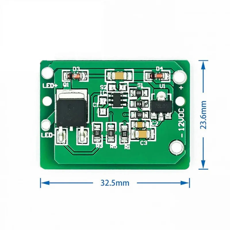 12V TTP223 Touch Control Module Capacitive Touch Switch Momentary Latching Mode For Relay Drive
