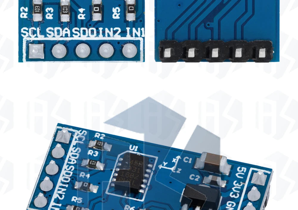 GY-61 ADXL335 / ADXL345 Triaxial Accelerometer Module Set, Analog  Digital Vibration Sensor Kit for Arduino