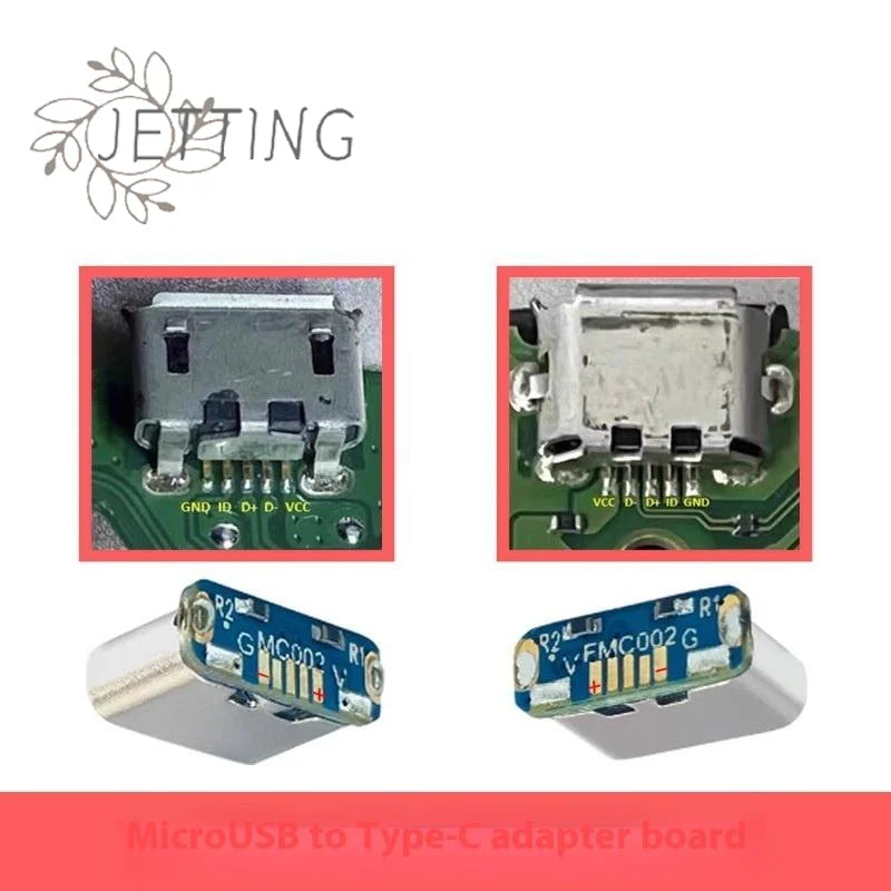 Hot 2Pcs Charging Port For PCB Soldering DIY Repair Adapter USB Connector Type C Female Jack 5Pin SMD SMT Type-C Socket