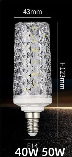 E27 E14 B22 24W 30W 40W 50W LED Lamp Corn Bulb AC85-265V No Flicker 5730 SMD LED Light / Lighting