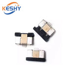 10PCS FPC Connector 0.5mm/1.0mm Pitch Drawer Type Upper Contact Type Socket FFC Flat Cable Socket 4P 5P 6P 7P 8P 9P 10 12P-60Pin