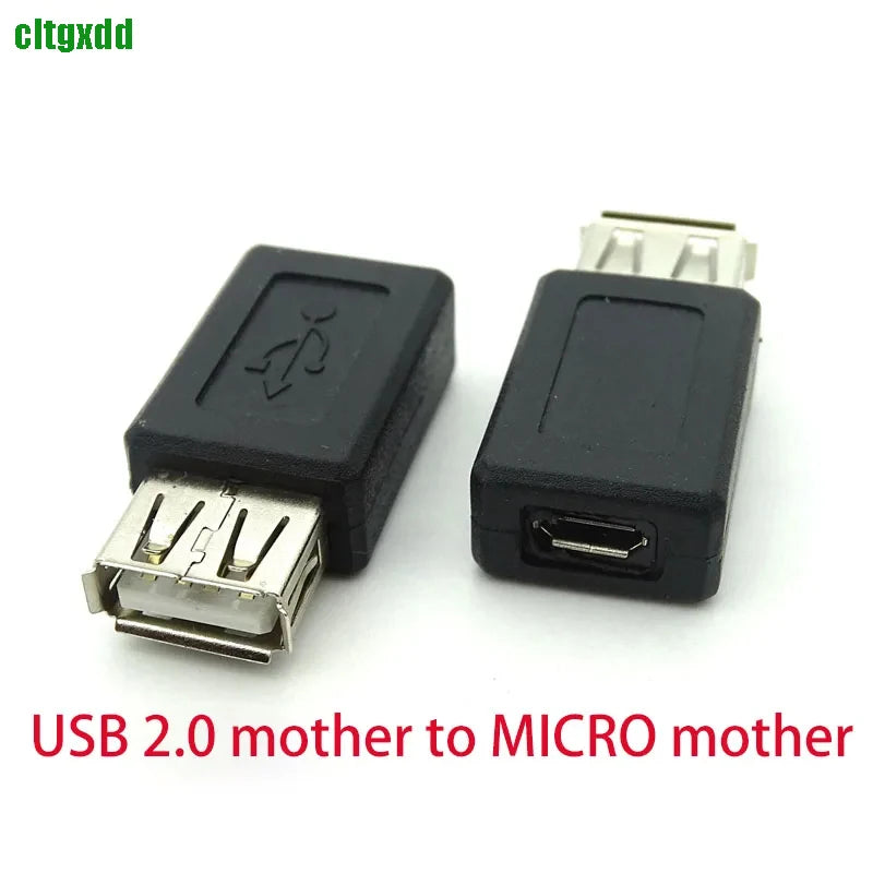 Cltgxdd USB 2.0 Adapter Mini 5P to A Male Female Micro to USB Android Data Side T Port Converter Selector Connector