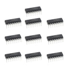 10PCS SN74HC595N 8-bit Serial-in, Serial or Parallel-out Shift Register with Output Latches; 3-state