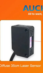 Square Laser Sensor 35cm Adjustable NPN PNP Mirror Lens Diffuse Optical Infrared Photo Cell Proximity Switches E3Z-LAS