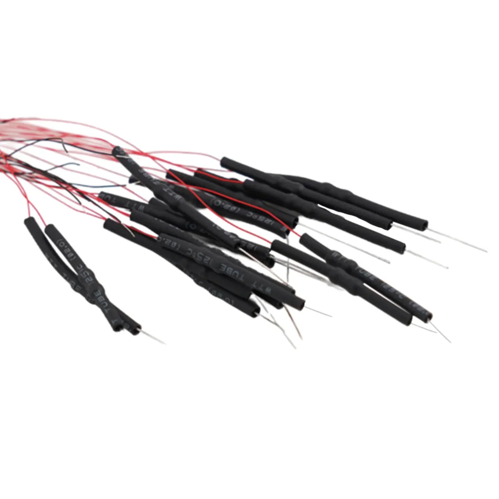 20pcs Prewired LED 0402 Warm White / White Light Emitting 12V Wired Leads For DIY Miniature Model Railroad Parts