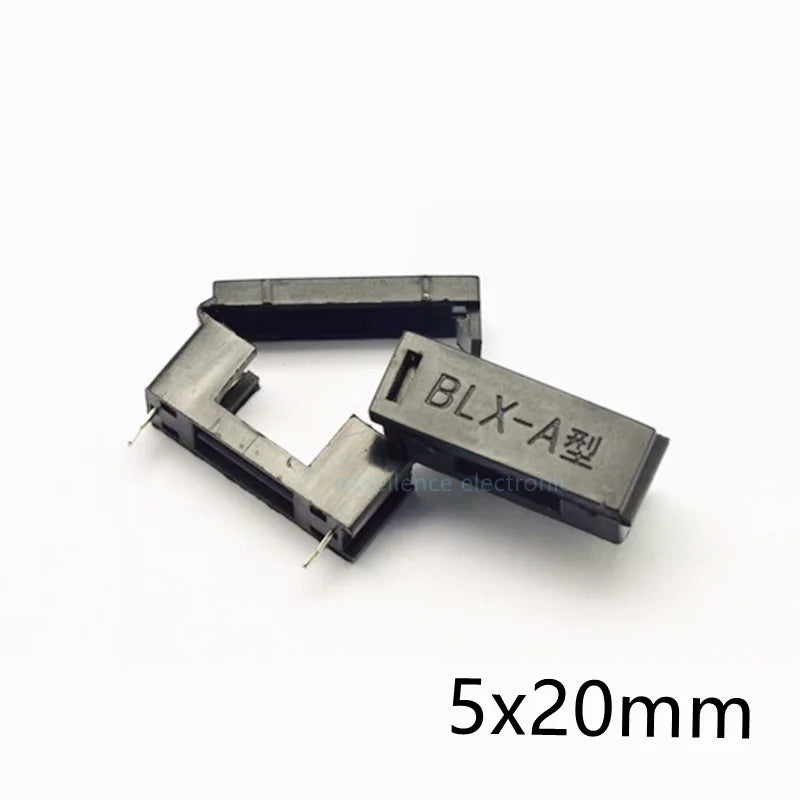 5Pcs BLX-A Glass Fuse Holder 5x20mm 6x30mm PCB Mount Fuseholder Clip Ceramic Fuse Tube Socket for Electrical Safety