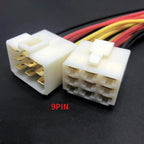 6.3mm Sedan Cable Connector 1P 2P 3P 4P 6P 8-9P Electric Motorcycle Harness Male and Female Plug Car Butt Joint Wire Length 15CM