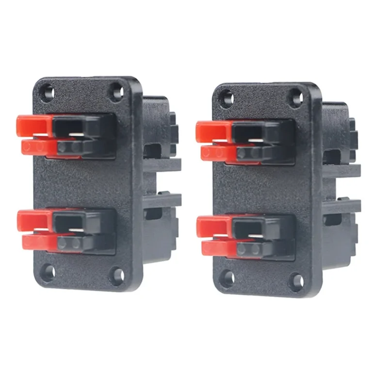 ABVO-For Anderson Plug Connector 2Pcs 45A 600V Power Plug Cable Connectors Fixed Mounting Bracket Panel