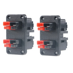 ABVO-For Anderson Plug Connector 2Pcs 45A 600V Power Plug Cable Connectors Fixed Mounting Bracket Panel