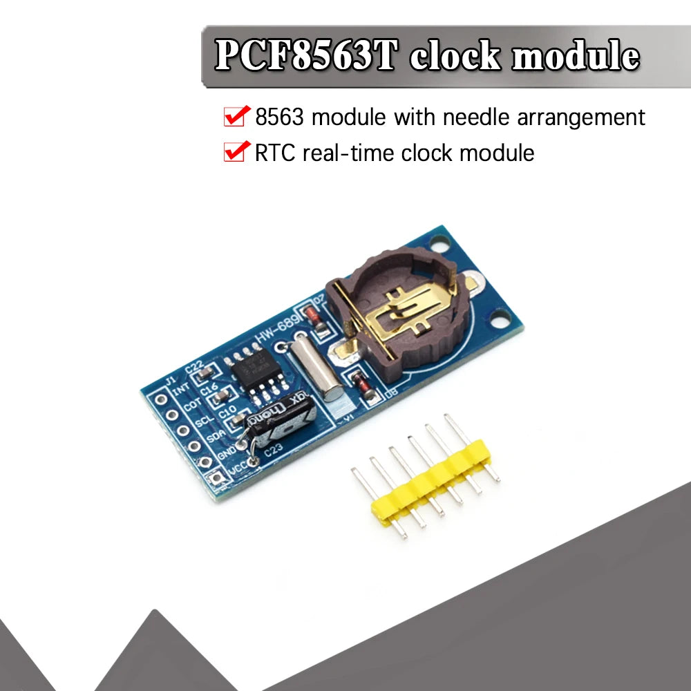 LIZAO PCF8563 PCF8563T IIC Real Time Clock RTC Module, 8563 Timing Board Better than DS3231 AT24C32, Without Battery