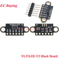 10Pcs/1pc VL53L0X V2 Time-of-Flight (ToF) Laser Ranging Sensor Breakout 940nm GY-VL53L0XV2 Laser Distance Module I2C IIC GY-530