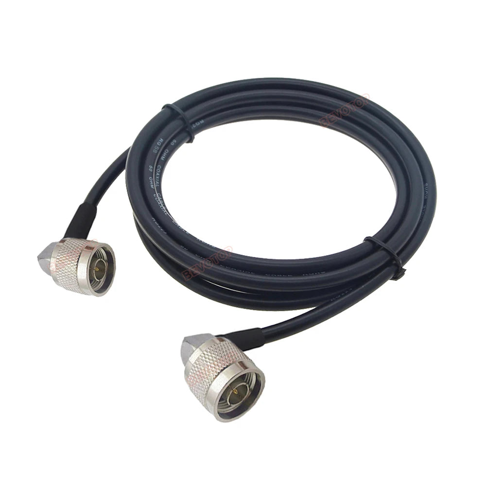 N Type Cable RG58 N Male to N Female Connector Extension Cable Low Loss RG-58 N Cable Male to Female Jumper Pigtail 15cm~30m