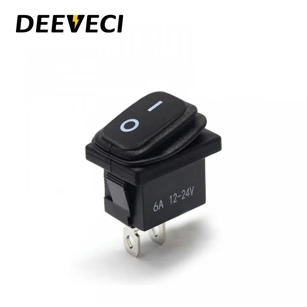 KCD1 12v 220v 30A waterproof 3pins toggle switch illuminated latching 4pins on off on emergency marine rocker switch