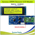 Surenoo 116*40MM 2*8Pin 204 20X4 2004 6800 IIC I2C Character LCD Module Display Screen LCM White LED Backlight English Japanese