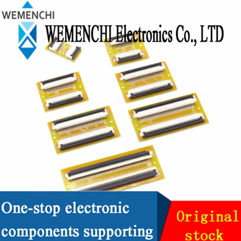 2 Pcs Flexible Flat Cable FFC FPC Extension Board 0.5 Mm 6 Pin 8 10 12 14 16 20 22 24 26 30 32 36 40 45 50 54 60 Pin to Pin