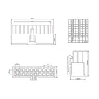 Molex Automotive Wire Connector Plug 5557 Sets Kits 2P 4P 6P 8P 10P 12P 14P 16P 18P 20P 22P 24P 4.2mm Female Electrical Socket