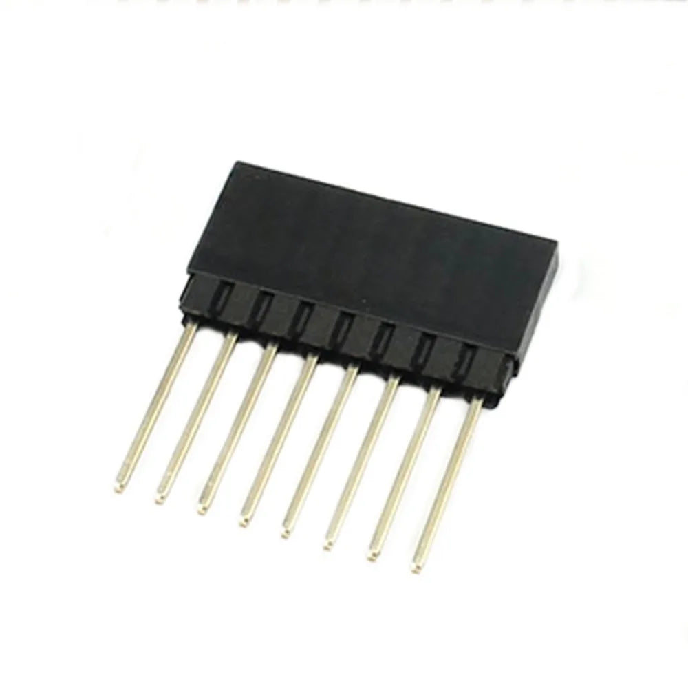 5pcs 2.54mm PC104 4P 6P 8P 10P 40P 1x4 1x6 1x8 1x10 1x40 Pin Long Single Straight Female Header Socket Connector For Arduino