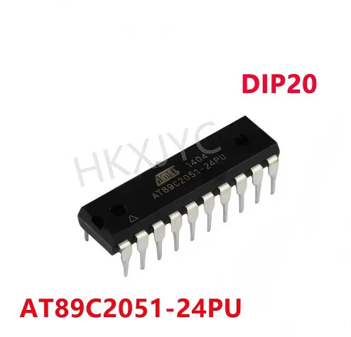5/PCS New AT89C2051-24PU AT89C2051 24PU DIP20 microcontroller In Stock