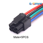5PCS Molex 3.0MM Terminal Cable 43025 Serie Small 5557/5559 Male Female Air Pair Wiring Computer Connection Wire Harness 22AWG