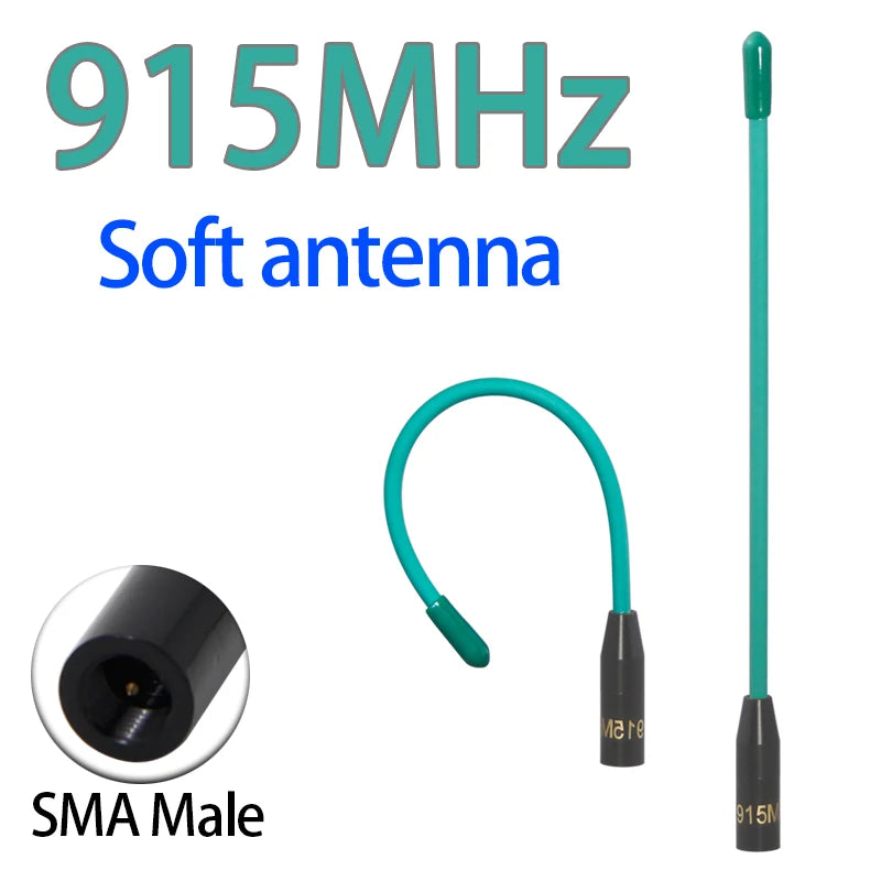 LoRa 915MHz Whip Antenna 902-928MHz 906MHz 923MHz For Meshtastic LORA32 ESP32 Module Long Range SMA Male Omni Antenna Colours