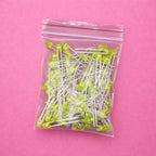 SAMIROB 60/100Pcs 3mm LED Diode Kit F3 Schottky Assorted Diode Red White Green Blue Yellow Orange Pink Purple Warm White for DIY